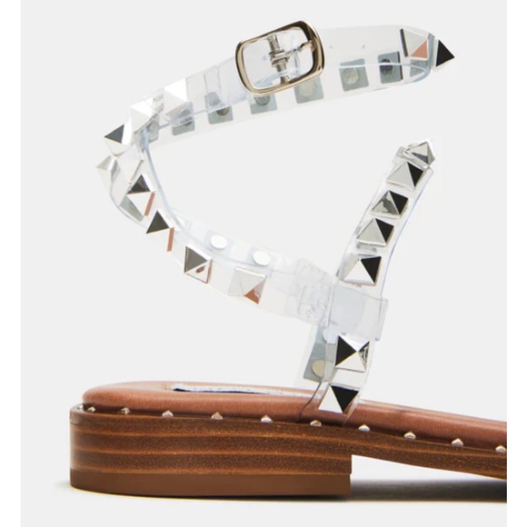 Steve Madden Travel Sandals Clear - Picture 3 of 6
